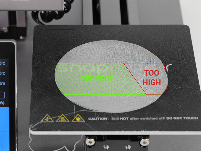 What should I do the first layer does not stick to the heated bed? – Snapmaker