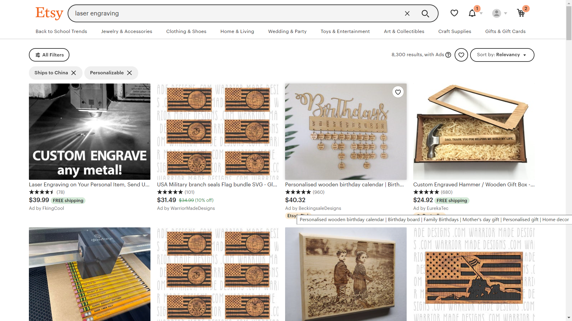 How to Find What Laser Cutting Products Sell on  - The Laser Collective